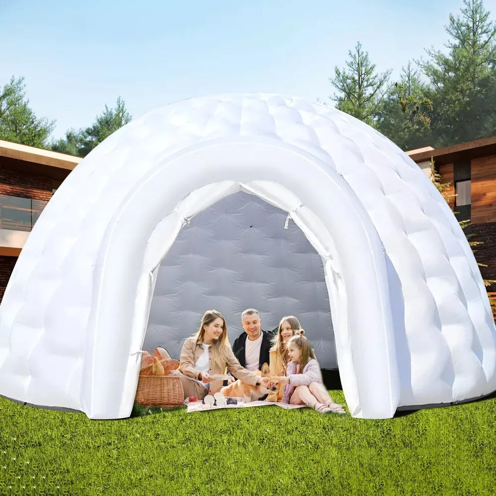Inflatable Igloo Dome Tent with LED Light for Events