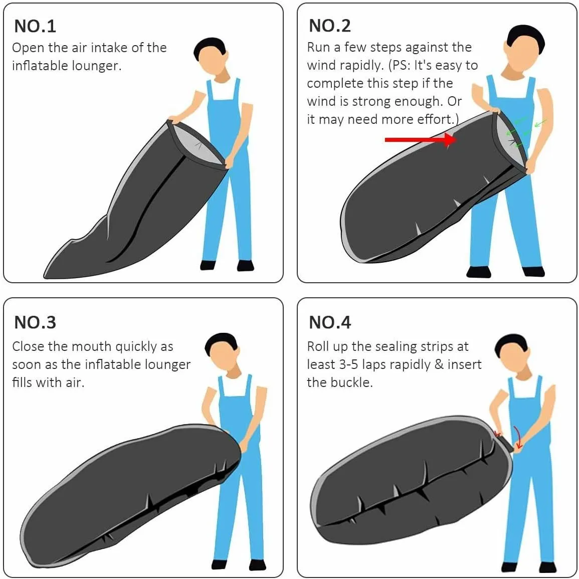 Inflatable Lounger Air Chair Sofa Bed Lazy Bag Sofa Been Sleeping Sand Beach Lay Bag Couch