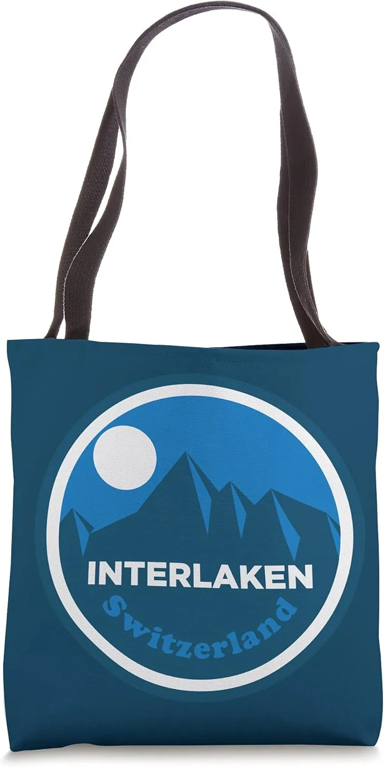 Interlaken Switzerland - Swiss Mountain Climbing Suisse Gift Tote Bag