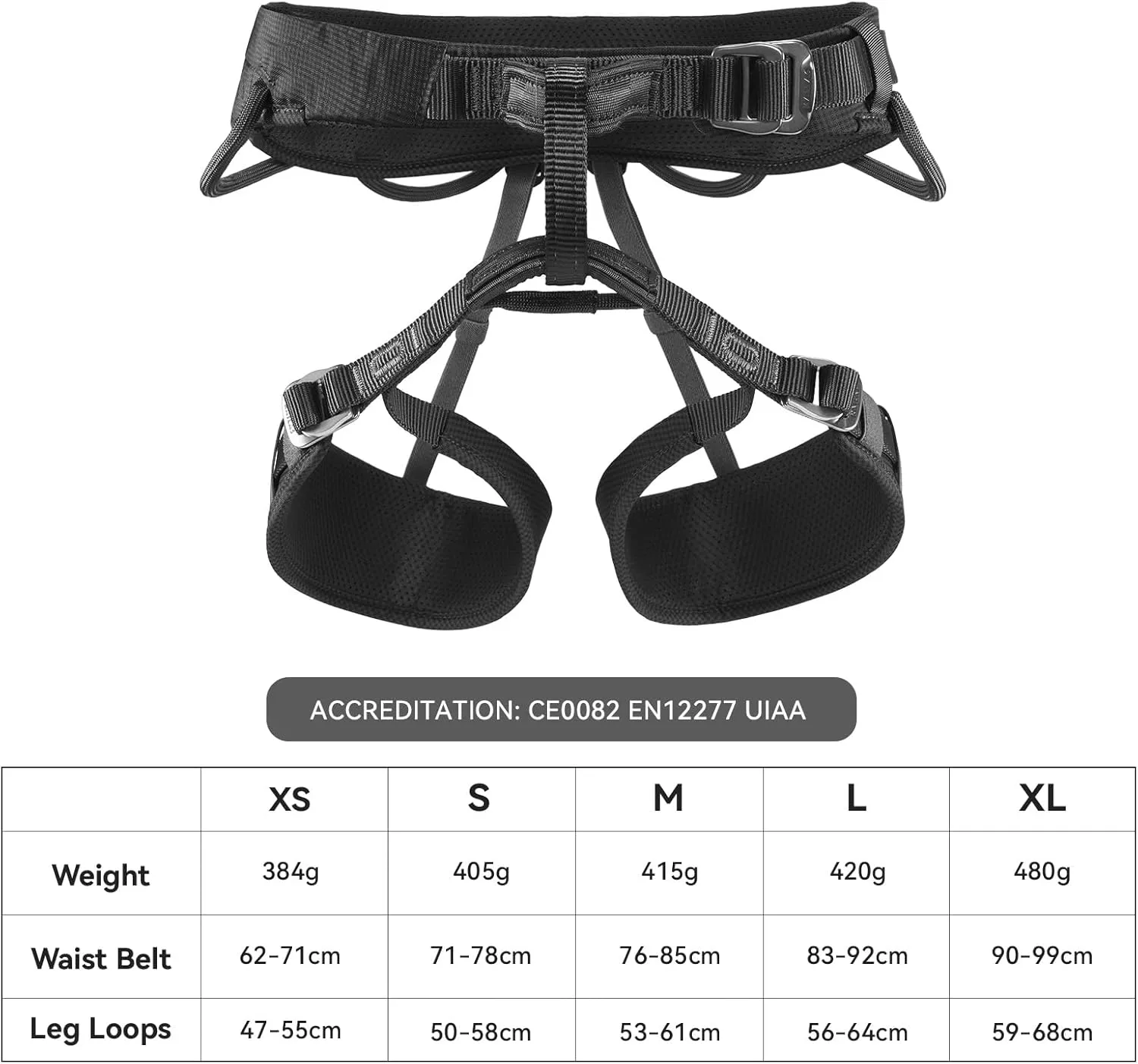 KAILAS Kids Climbing Harness Children's Safety Belt Child Adjustable Rappelling Harness Comfortable Tree Climbing Outdoor