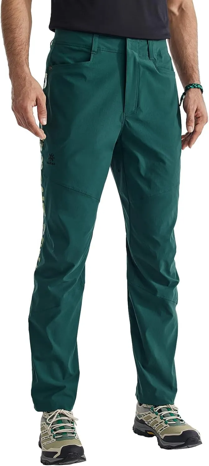KAILAS Men's Climbing Pants Stretch Windbreaker Outdoor Hiking Lightweight Tactical Running Cargo Pants Breathable