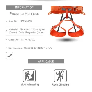 Kailas Pneuma Climbing Harness (Orange)