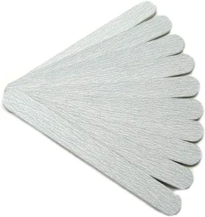 Karlash Professional Double Sided Emery Board 7" Zebra Nail File 100/100 50pcs