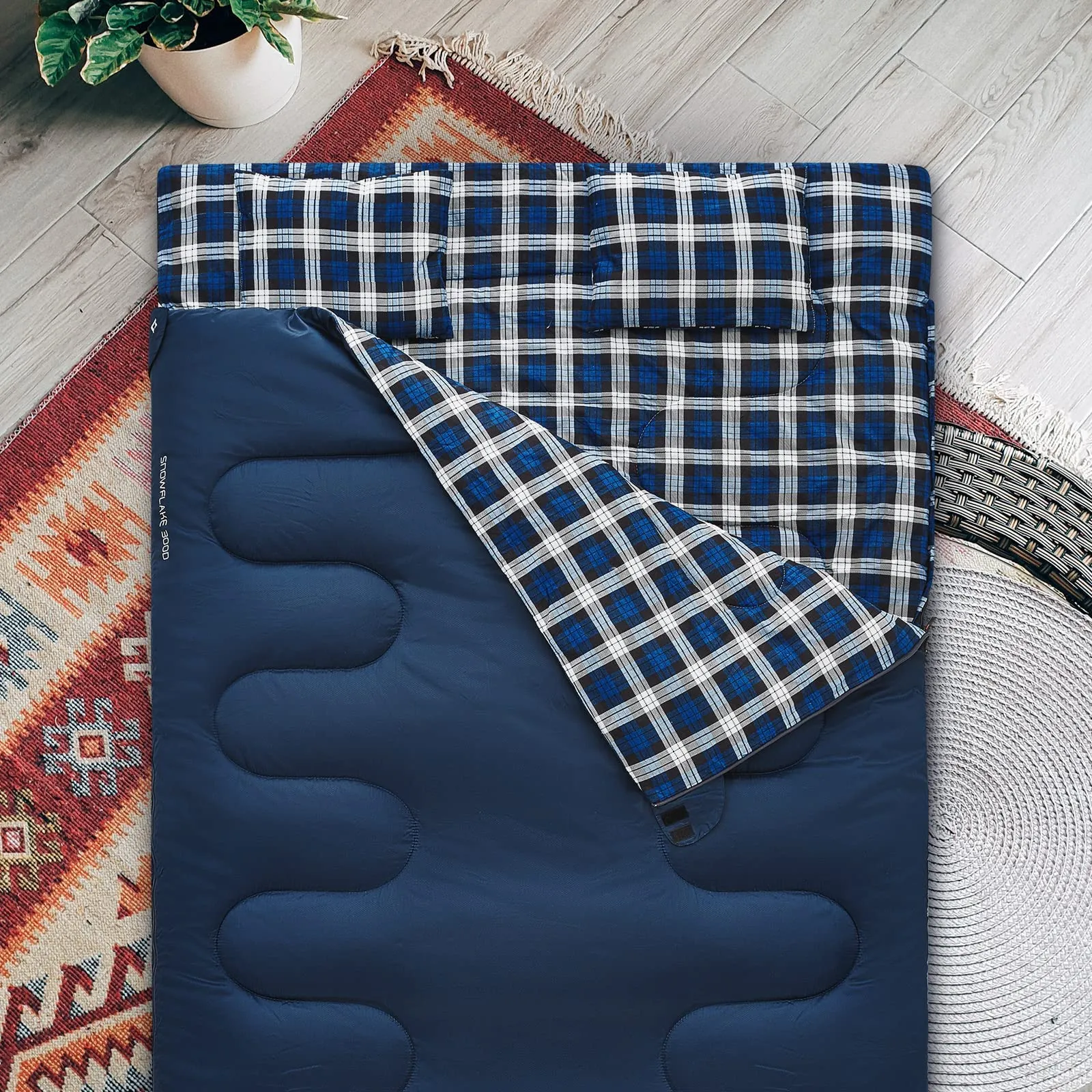 KingCamp Double Spire Tent & SNOWFLAKE Sleeping Bag Bundle