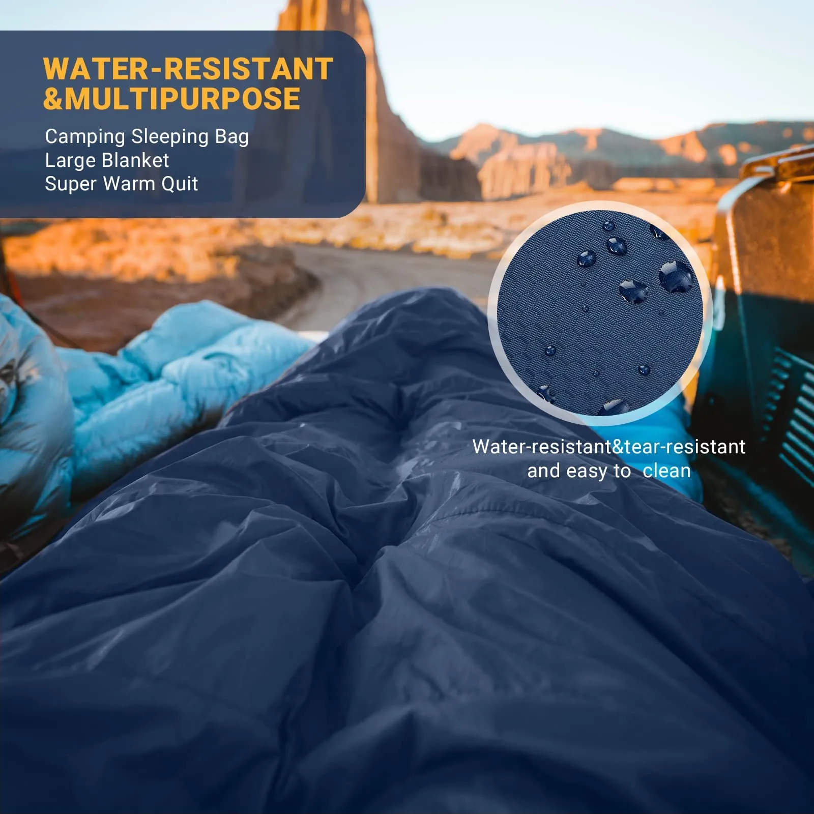 KingCamp Double Spire Tent & SNOWFLAKE Sleeping Bag Bundle