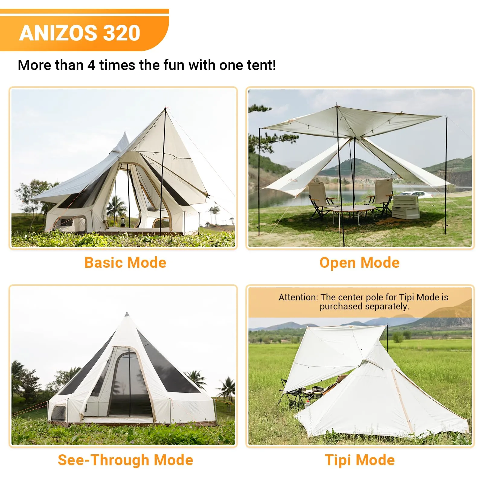 KingCamp Double Spire Tent & SNOWFLAKE Sleeping Bag Bundle