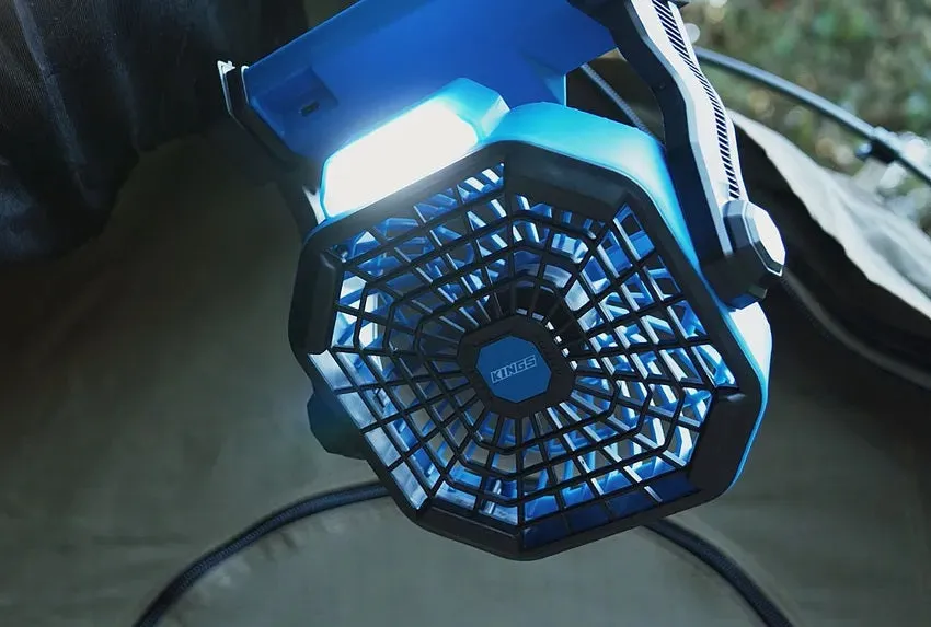 Kings 2in1 Lithium Rechargeable LED Light/Fan
