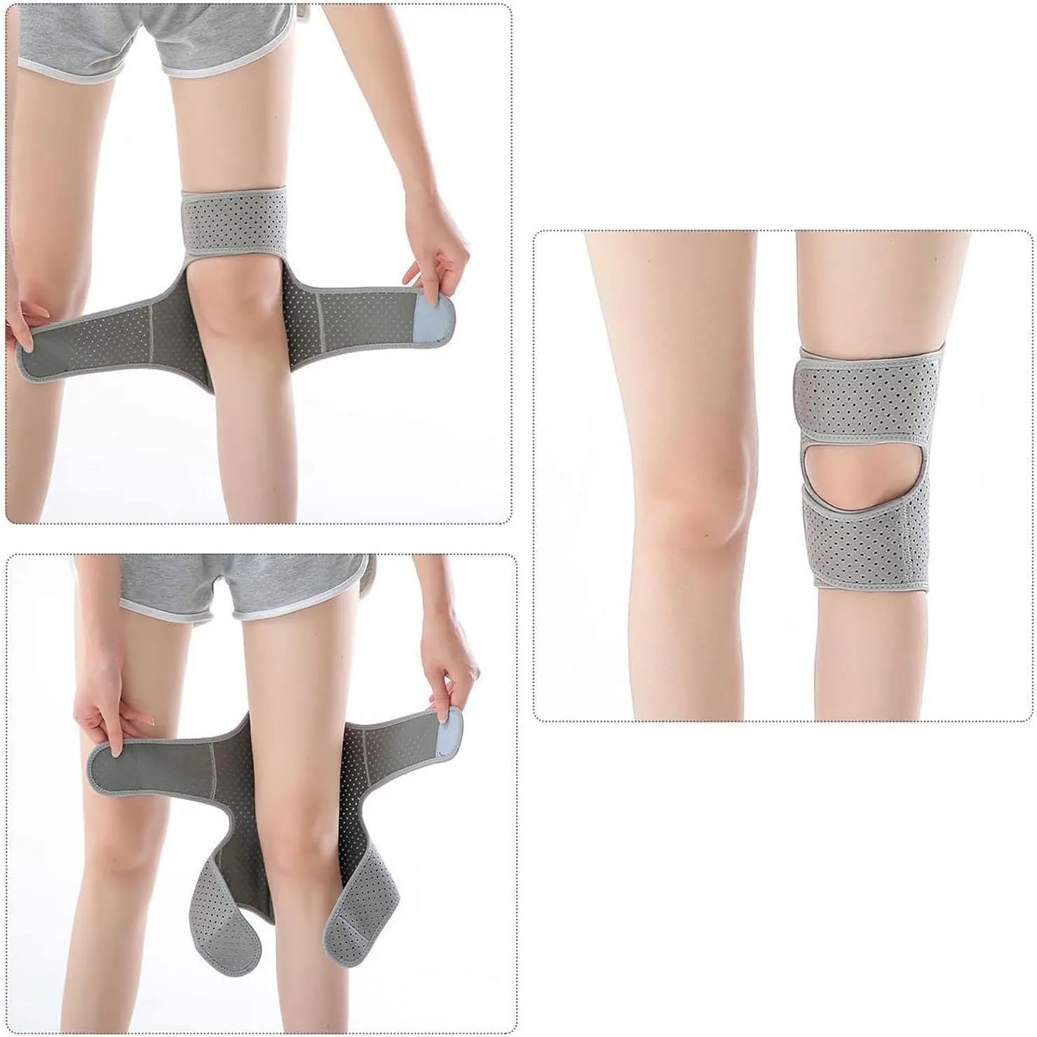 Knee Assistive Device, Knee Booster, Knee Booster Brace Joint Support Spring Stabilizer, for Climbing and Squatting