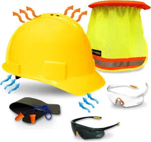KwikSafety - Charlotte, NC - Hard Hats [Full Brim, Cap Style, Climbing Style] Type 1, Class C ANSI OSHA