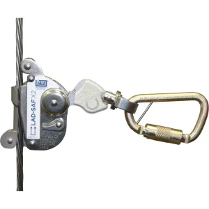 Lad-Saf(TM) X2 Detachable Cable Sleeve, 5/8"/3/8" Rope Diameter Each