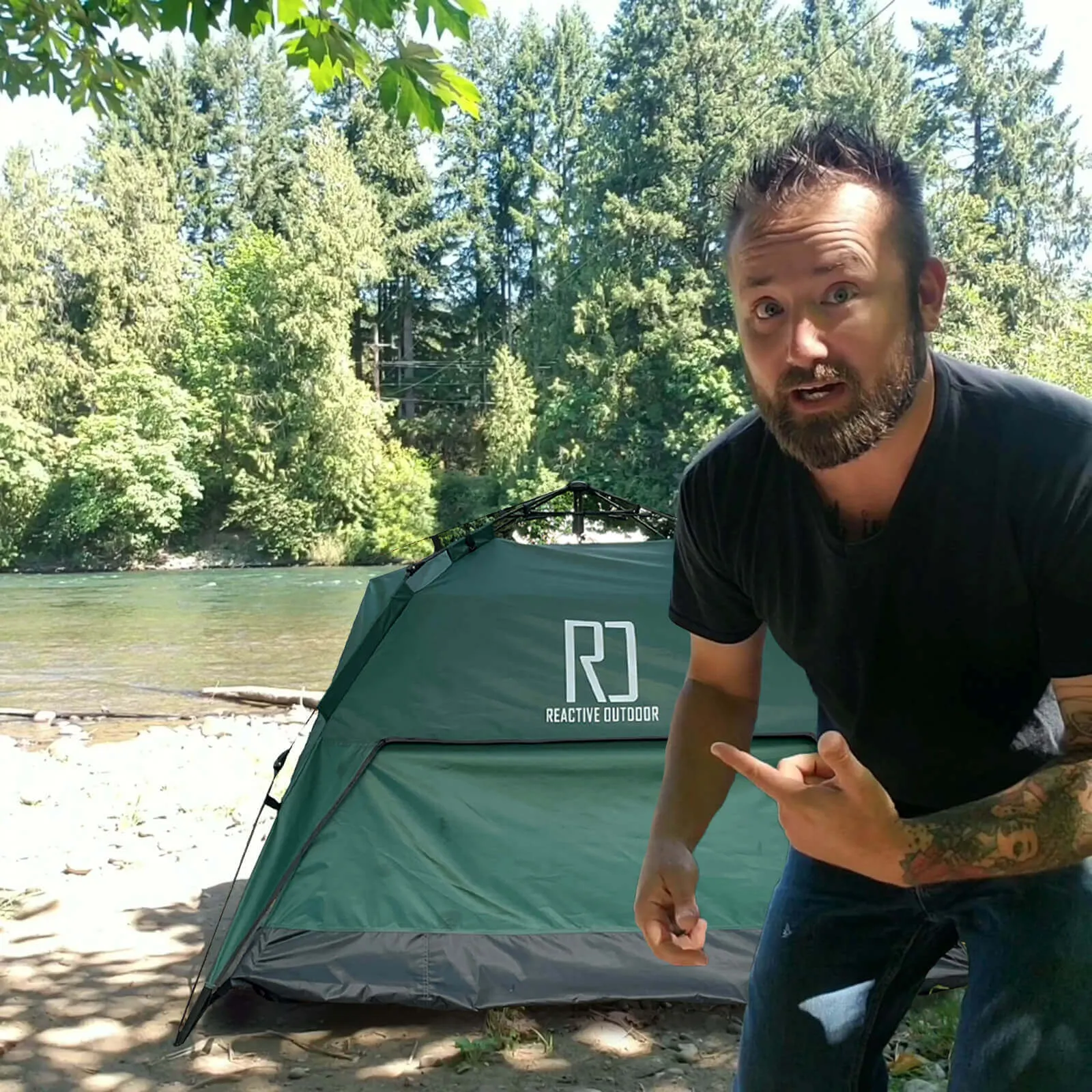 Large-Sized 3Secs Tent (For 2-3 Person, US)   Free Camping Checklist