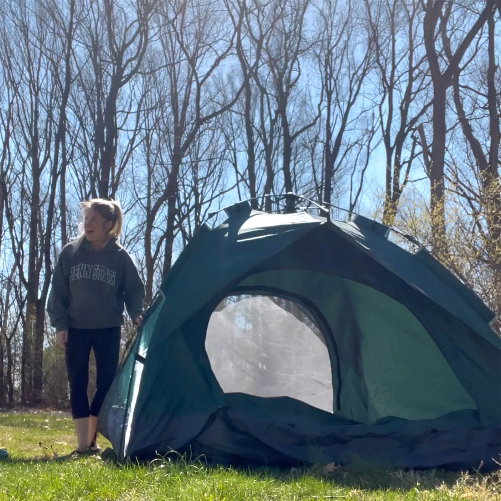 Large-Sized 3Secs Tent (For 2-3 Person, US)   Free Camping Checklist