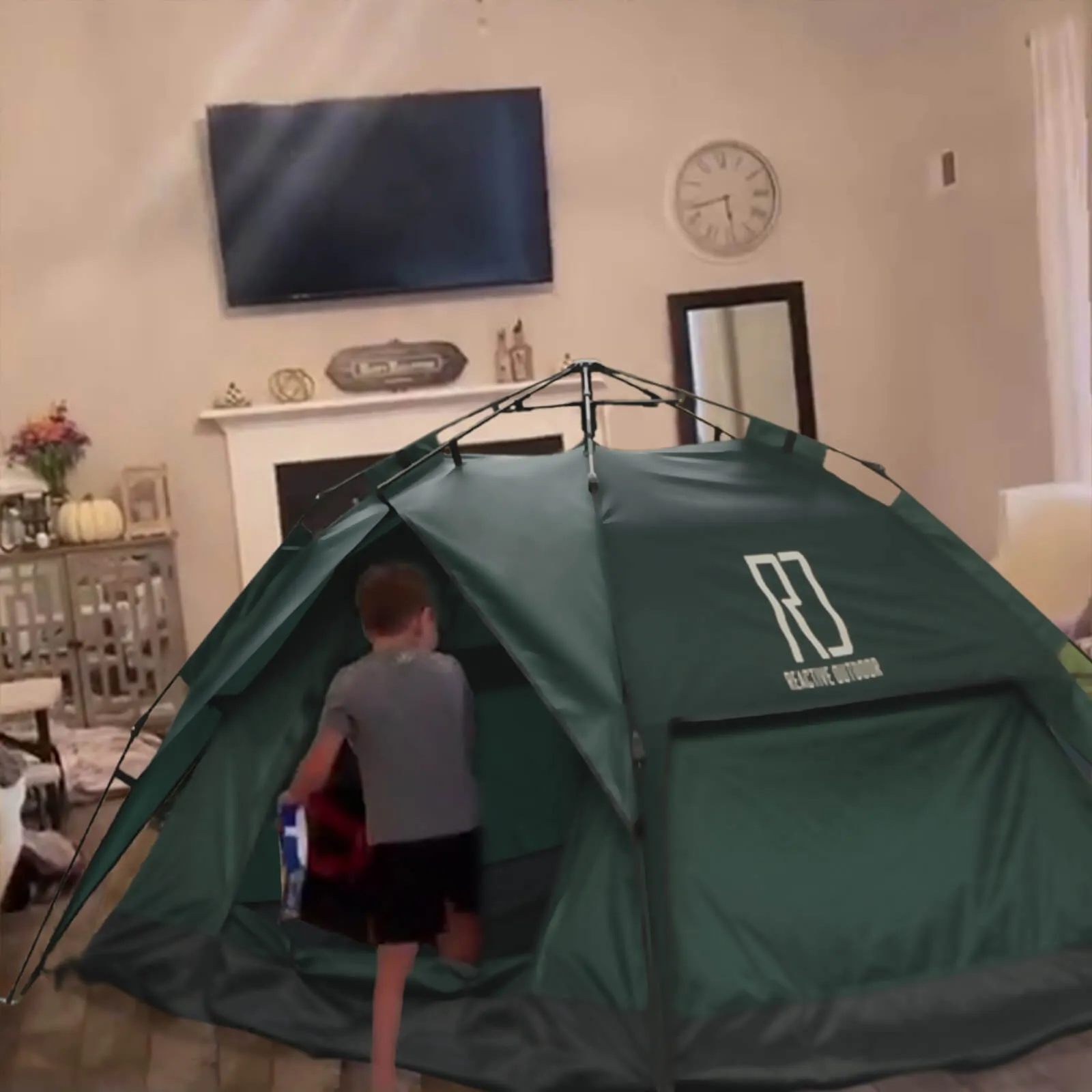 Large-Sized 3Secs Tent (For 2-3 Person, US)   Free Camping Checklist