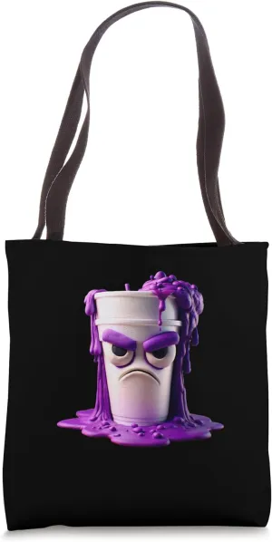Lean shirts, Purple Drank, Dirty Double cup, Lean Line Tote Bag
