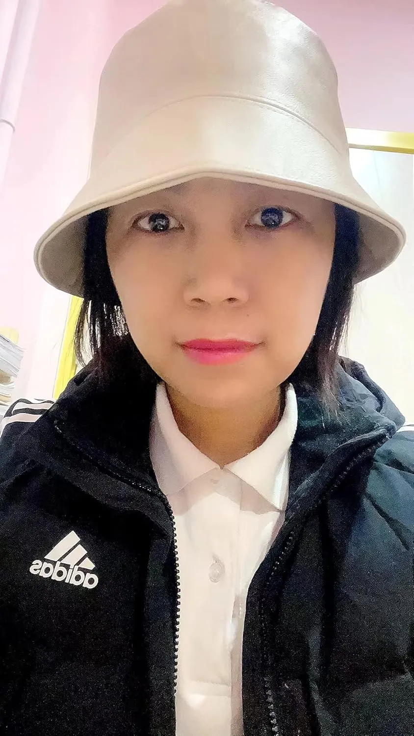 Leather Bucket Hat for Men Women, Packable Sun Hats, Fisherman Outdoor Summer Travel Hiking Beach Caps