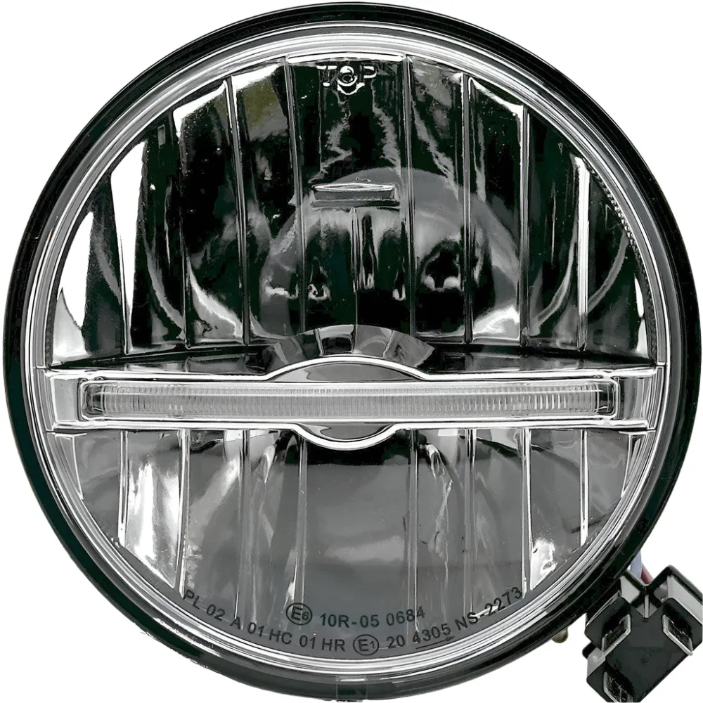 LED Replacement 5 3/4" Headlamp With Built-in Driving Light
