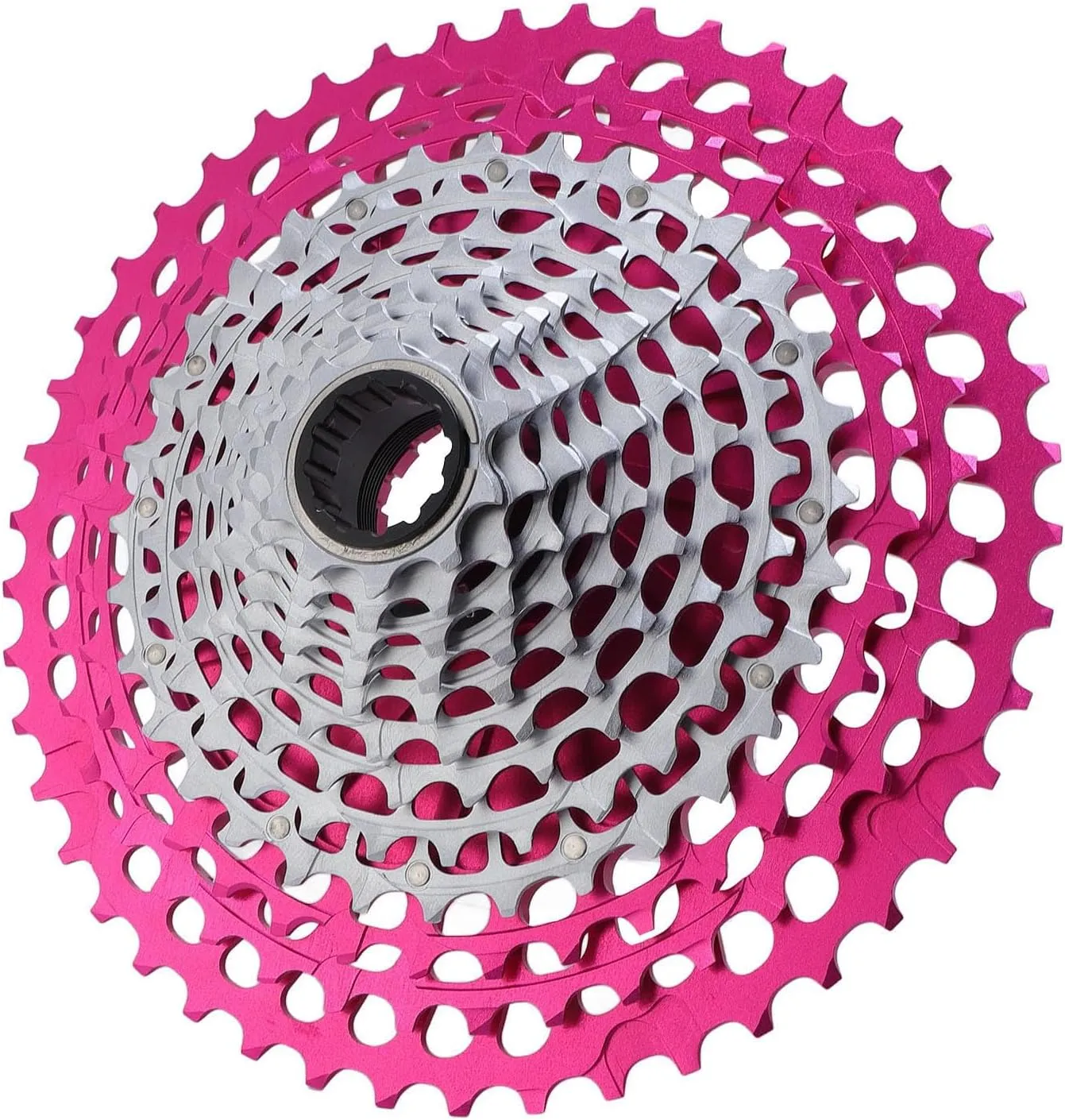 Lightweight Bike Freewheel, Precise Mountain Bike Cassette Rugged Construction 12 Speed Hollow Out for Cycling