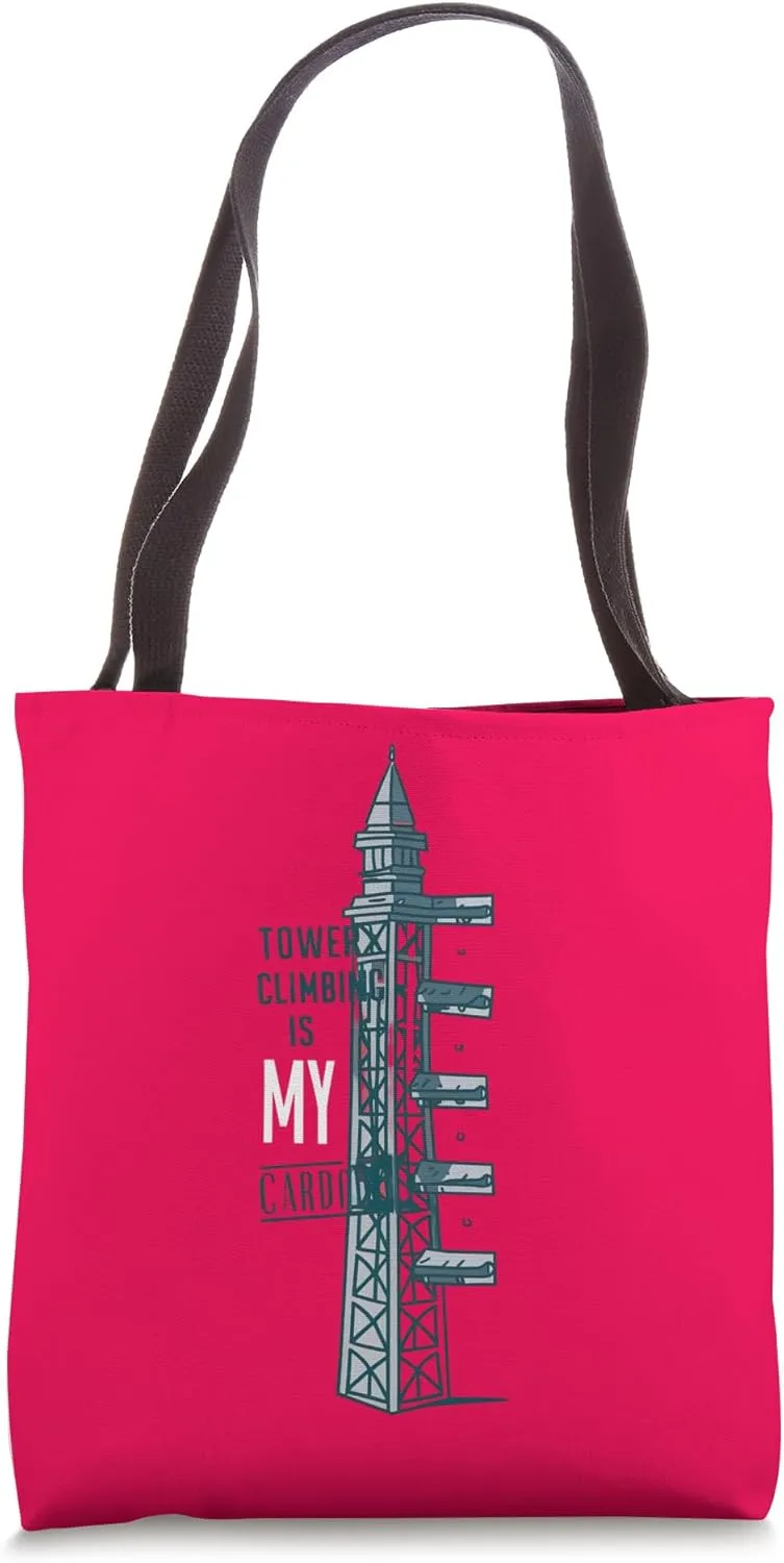Lineman Tools Tower Climber Gear Tower Climbing Is My Cardio Tote Bag