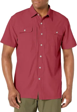 Little Donkey Andy Men's Lightweight Short Sleeve Shirt Quick Dry Stretch Shirt for Hiking Travel, UPF50