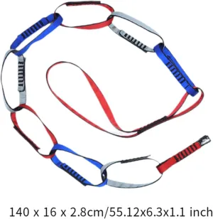 Loop Chain Flat Belt for Outdoor Activities Rock Climbing Exploration