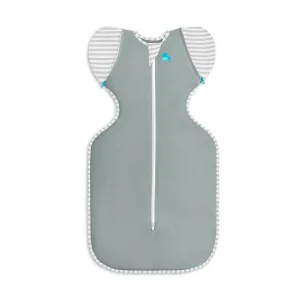 Love To Dream Swaddle Up Transition Bag, Snug Fit, Zip-Off Wings, 1.0 Tog Suitable for Moderate Temperature 20-24°C, Machine Washable & Double Zip for Easy Nappy Change, Deep Olive