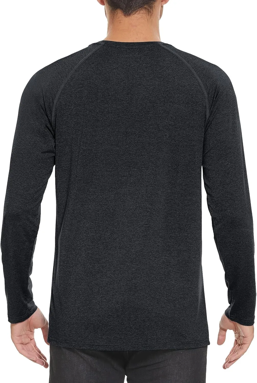 MAGCOMSEN Men's Long Sleeve Shirt Quick Dry UPF 50  Sun Protection Lightweight T-Shirt Athletic Workout Fishing Tee
