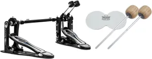 Mapex PF1000TW Falcon Double Bass Drum Pedal w/Extra Beaters and Impact Patch