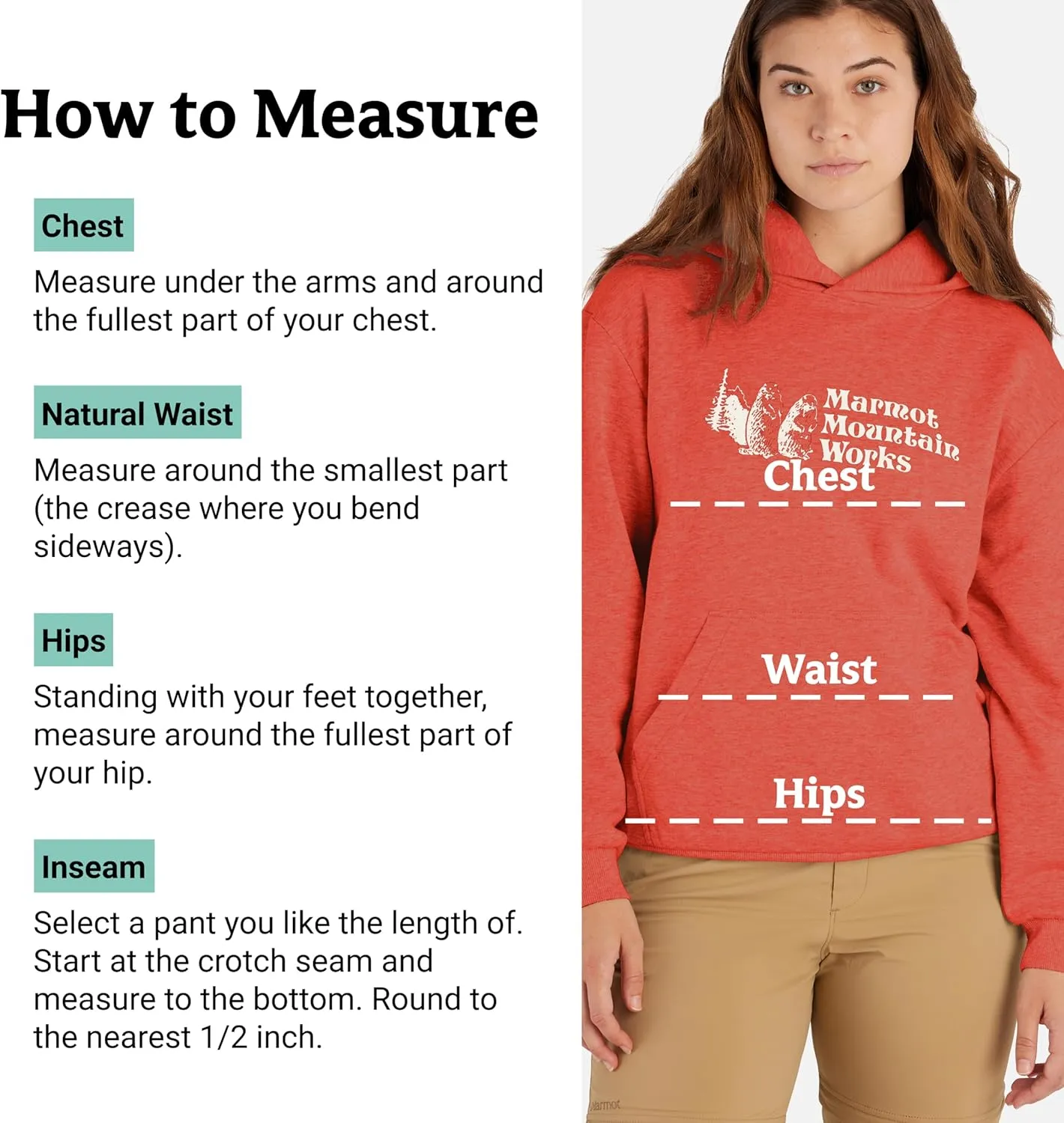 MARMOT Women's Marmot for Life Hoody - Hooded Sweatshirt with Screen Printed Graphic, Double-Layer Hood and Kangaroo Pocket