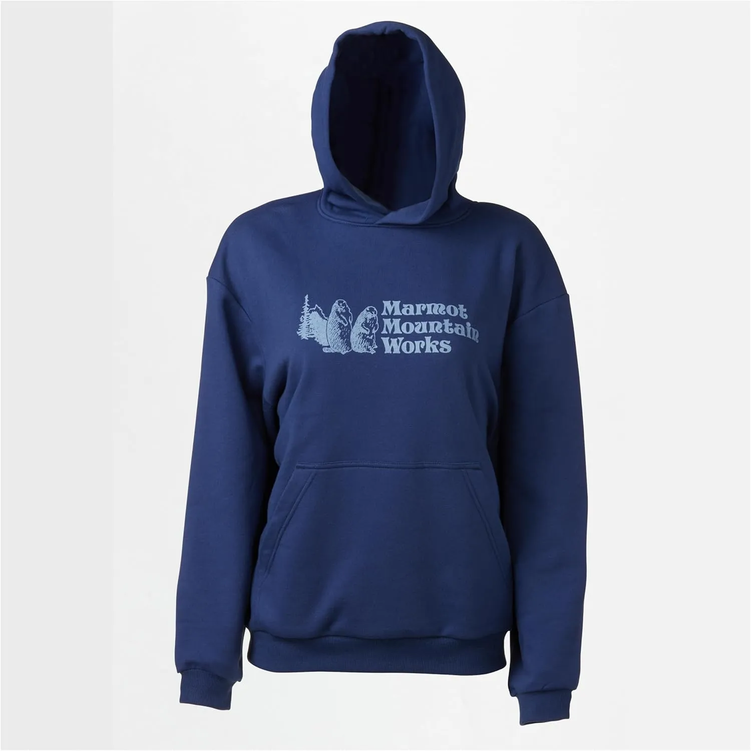 MARMOT Women's Marmot for Life Hoody - Hooded Sweatshirt with Screen Printed Graphic, Double-Layer Hood and Kangaroo Pocket