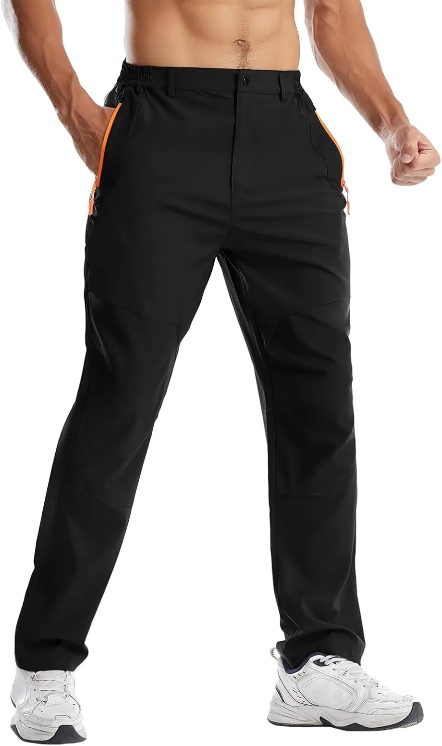 Men's Hiking Pants Lightweight Cargo Pants Quick Dry Water Resistant Outdoor Pants for Work Fishing Climbing
