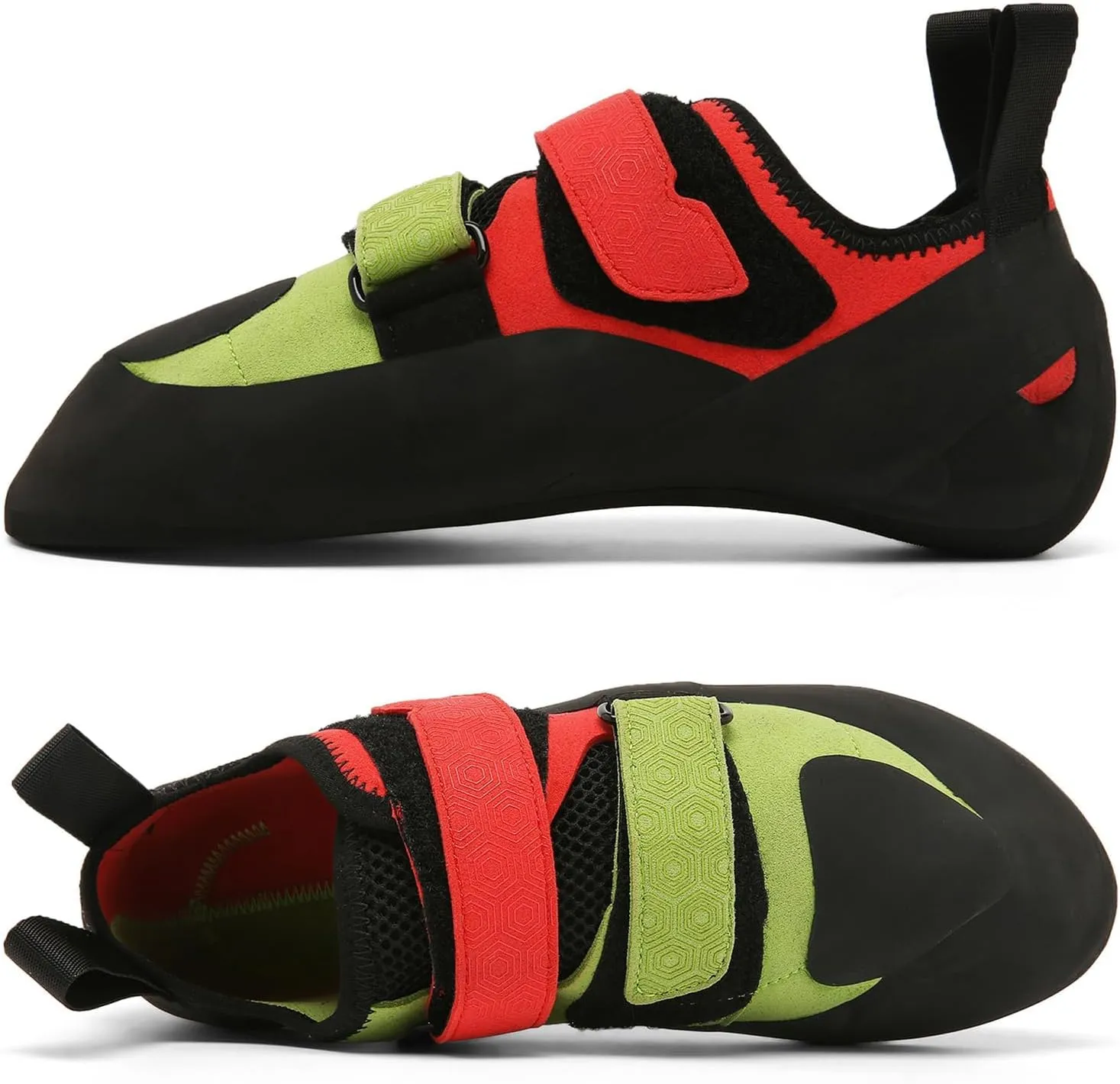 Mens Womens Rock Climbing Shoes Slip on Bouldering Trainers Casual Breathable Indoor Wall Climbing Shoes Lightweight Gym Sneakers
