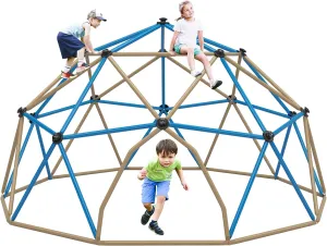 Merax 13FT Dome Climber, Outdoor Playground Climbing Dome Jungle Gym for Kids 3-10 Supporting 1000lbs, Easy Assembly Geometric Dome