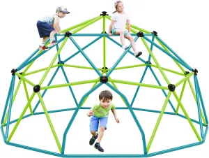 Merax 13FT Dome Climber, Outdoor Playground Climbing Dome Jungle Gym for Kids 3-10 Supporting 1000lbs, Easy Assembly Geometric Dome