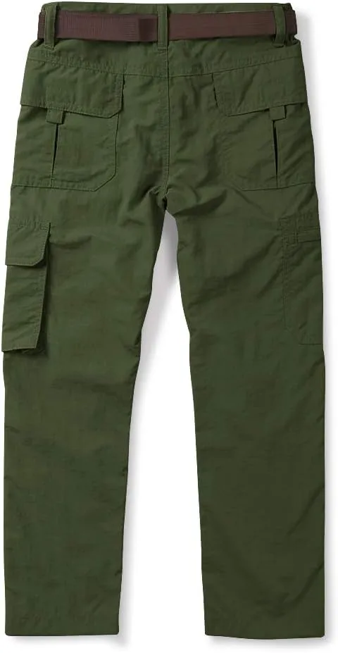Mesinsefra Boy's Hiking Pants,Kids Casual Outdoor Quick Dry Lightweight Climbing Camping Fishing Trousers