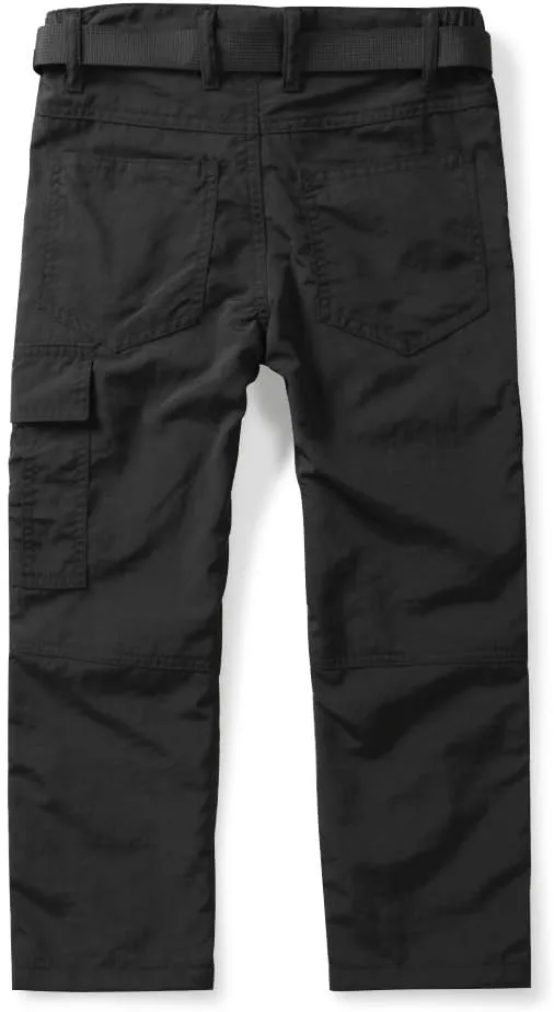 Mesinsefra Kids'Cargo Pants,Boy's Casual Outdoor Quick Dry Lightweight Hiking Climbing Camping Fishing Trousers