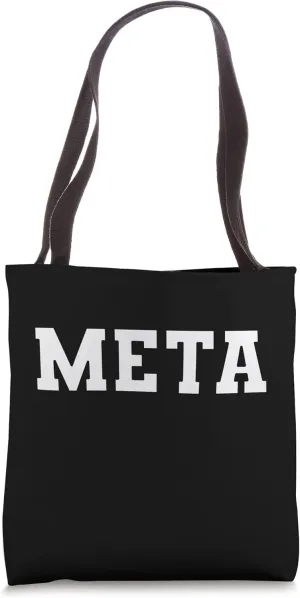 META Stock Symbol Tote Bag