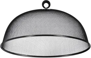 Metal Mesh Food Cover Outdoor Mesh Food Umbrella Tents Dome Screen Plate Covers for Dinner Plates Picnic, Table, BBQ, Camping, Party, 15.7 inches