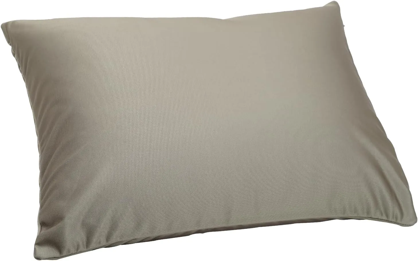 Microbead Throw Pillow with Removable Cover Bed Body Microbead Pillow Neck Head Back Support, Spandex Soft Silky Fabric for Sleeping and Travel Sofa Bedroom Comfortable (Cannelle Color)