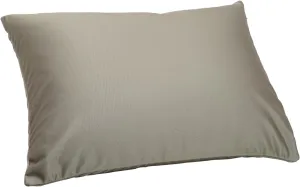Microbead Throw Pillow with Removable Cover Bed Body Microbead Pillow Neck Head Back Support, Spandex Soft Silky Fabric for Sleeping and Travel Sofa Bedroom Comfortable (Cannelle Color)
