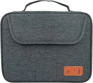 Milisten 1pc Digital Storage Bag electrocase Electronic Accessory Bag dsl Cable Data Line Storage Bag Cable Case Travel Storage Bag Storage Protective Bag Polyester Multifunction Organizer