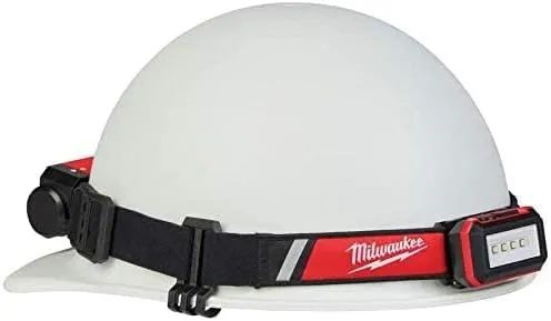 Milwaukee 600 Lumens LED USB Rechargeable Low-Profile Hard Hat Headlamp