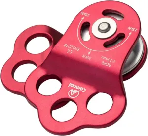 misppro Triple Attachment System Pulley for Climbing - 30KN Rating Aluminum-Alloy Compact Lightweight for Rock Climbing Mountaineering