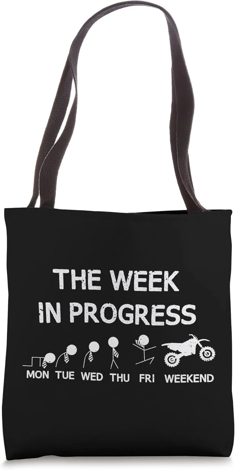 Motocross Evolution Tote Bag