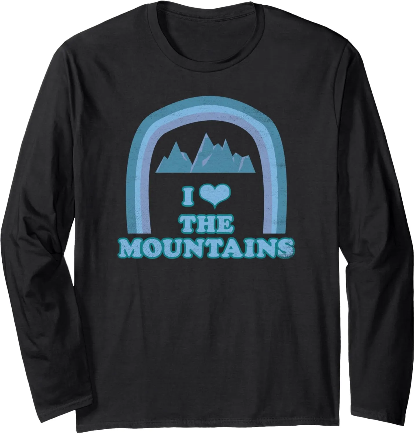 Mountain Climber Hiker Naturist High Altitude Rock Climbing Long Sleeve T-Shirt