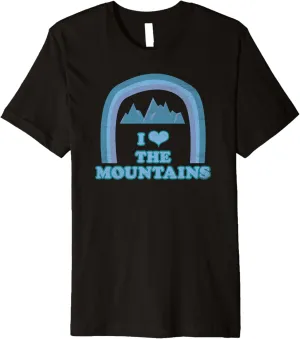Mountain Climber Hiker Naturist High Altitude Rock Climbing Premium T-Shirt