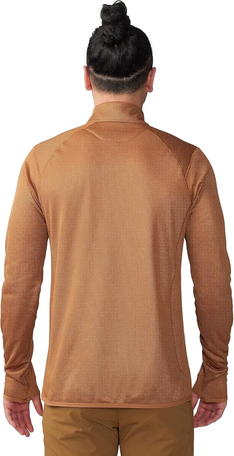 Mountain Hardwear Men's Airmesh 1/2 Zip Jacket for Hiking, Rock Climbing, and Backpacking | Quick-Drying and Lightweight