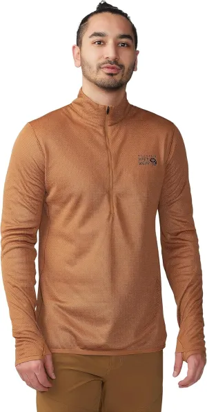 Mountain Hardwear Men's Airmesh 1/2 Zip Jacket for Hiking, Rock Climbing, and Backpacking | Quick-Drying and Lightweight