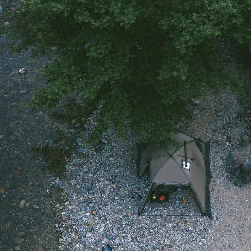 Mountain Peak Hot Tent One-Bedroom One Living Room