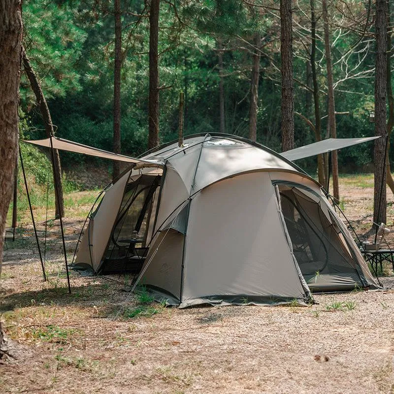 Mountain Peak Hot Tent One-Bedroom One Living Room