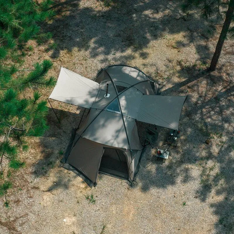 Mountain Peak Hot Tent One-Bedroom One Living Room